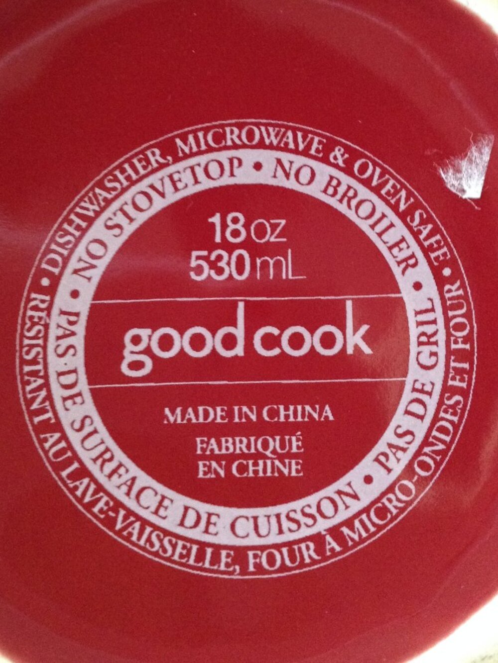 Good Cook 18 oz set (4) Mugs Coffee French Onion Soup Kitchenware Java Ooh La La - Picture 4 of 4